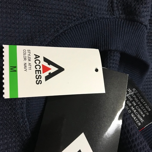 Access Men's Waffle Thermal Pullover Shirt Size M - Picture 4 of 4